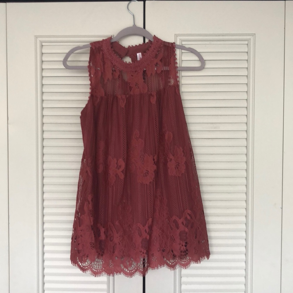 Burnt Orange Xhilaration Blouse
